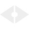 Ekena Millwork Diamond Architectural PVC Ceiling Medallion, 16"W x 10 5/8"H x 3"ID x 5 1/2"C x 1"P, Two-Piece CMP16X10DD2-03000 - alternate 3